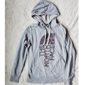 The North Face Gray Logo Hoodie